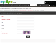Tablet Screenshot of info.top-flyer.com